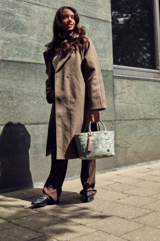 Preview: Handed by Mini Paris Korb - Sage Green